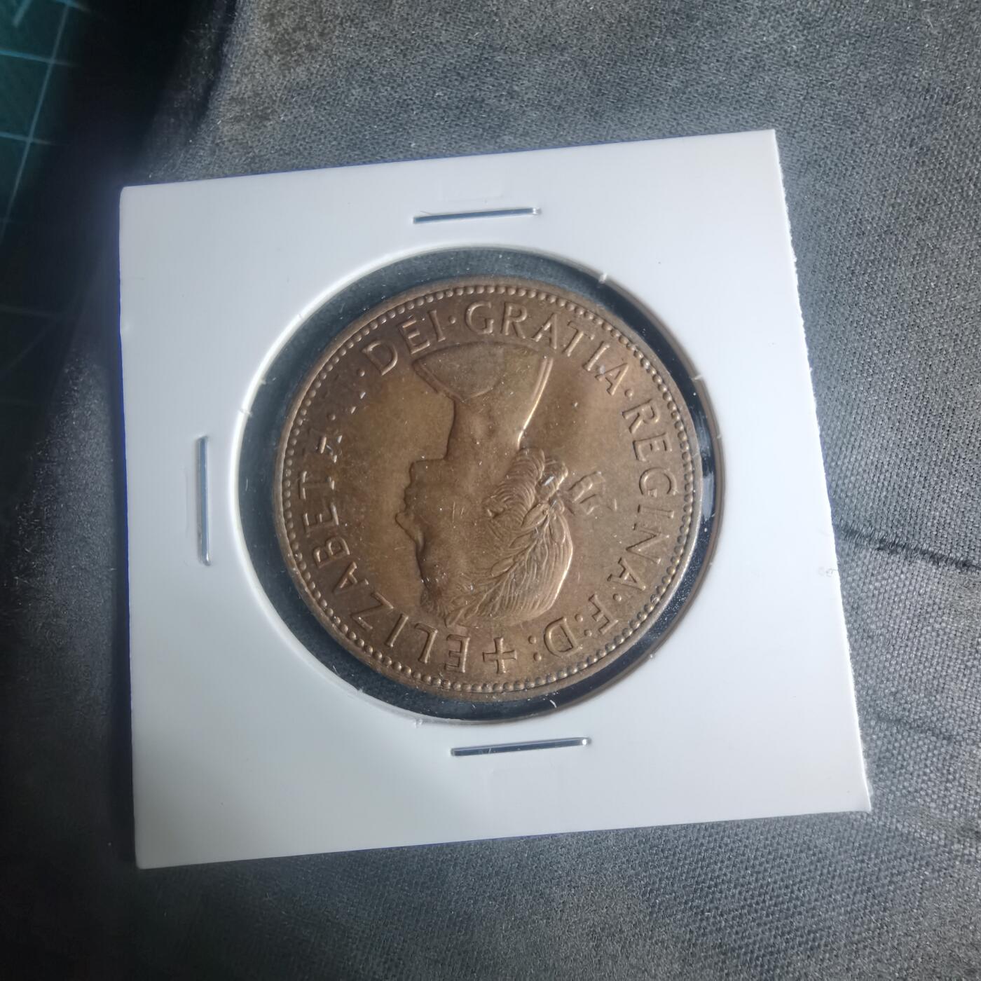 沼泽如烟--第931场 英国1967年1便士