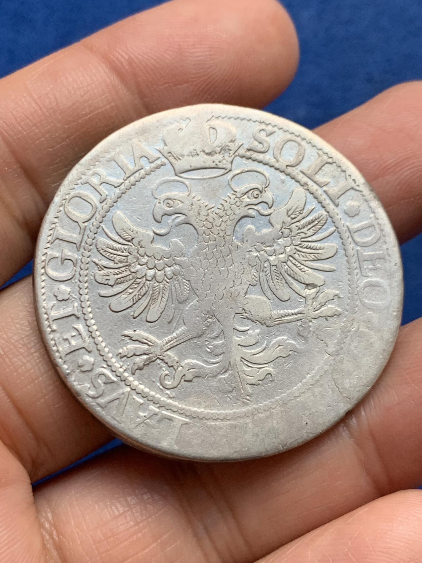 《竞宝斋》第447场 周日，周一，2场连拍 （全场包邮） 瑞士圣加仑162X熊1泰勒银币，具体年份不清，未入盒，细节见图。