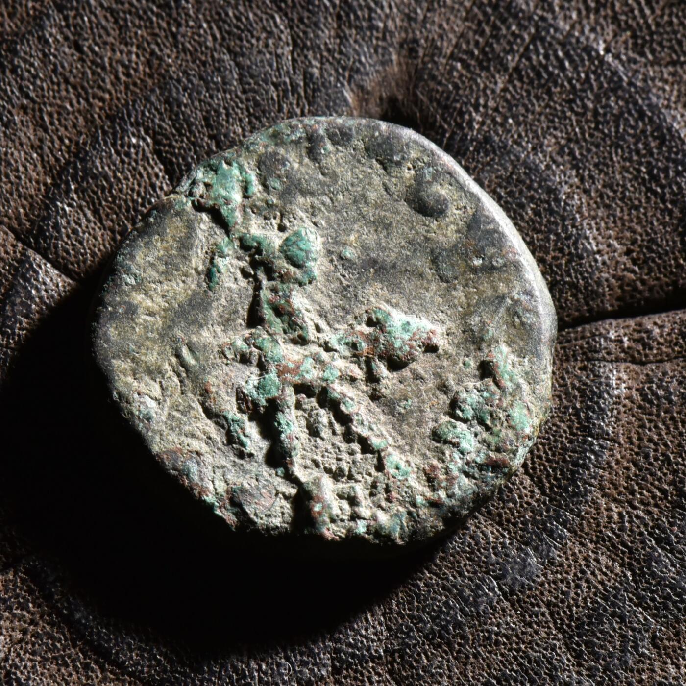 【良泉】【元旦直播场】1月1日晚19.30点开拍！208组西方古代钱币、日本朝鲜花钱 公元15-50年【古印度】贵霜开国国王，丘就却，铜币，7.01克