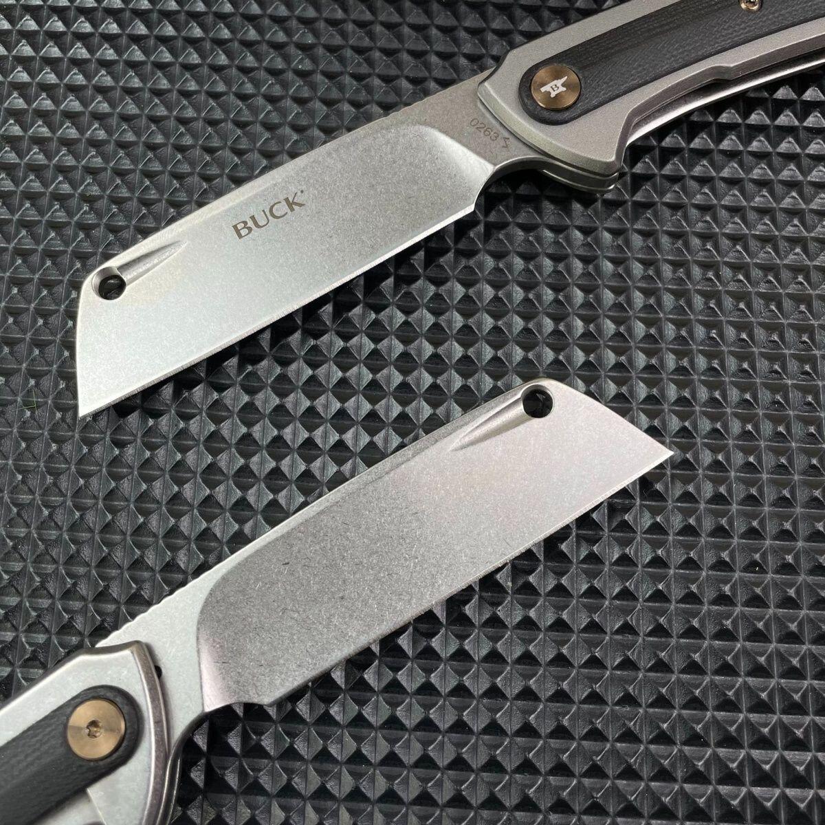 D2钢+G10手柄,巴克户外便携式折叠刀