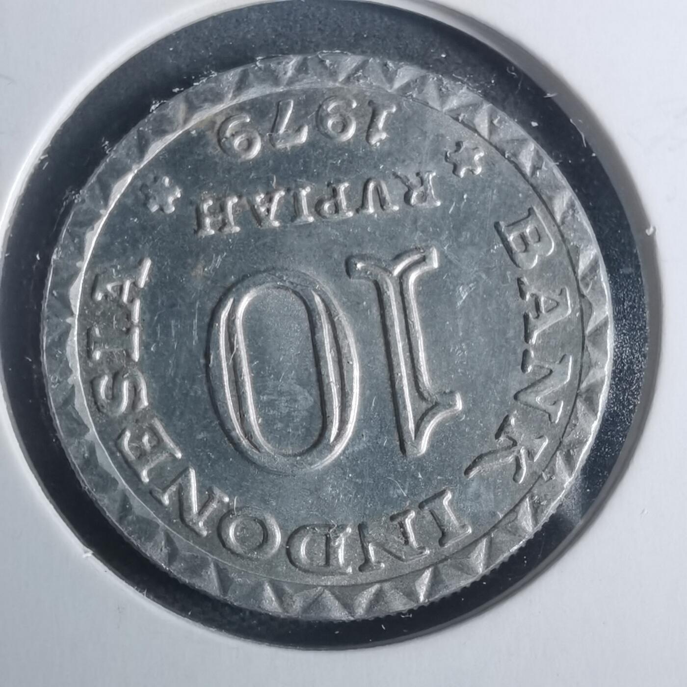 沼泽如烟--第931场 印度尼西亚1979年10卢比