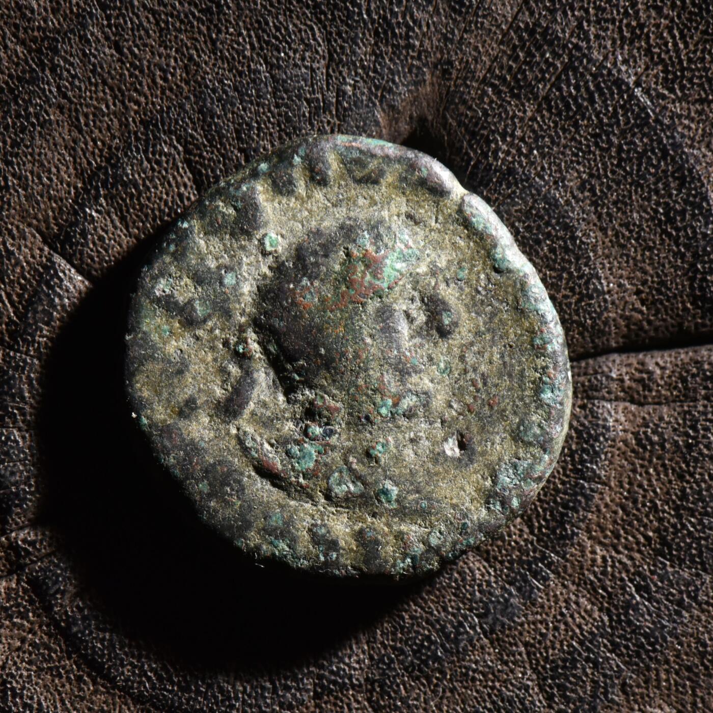 【良泉】【元旦直播场】1月1日晚19.30点开拍！208组西方古代钱币、日本朝鲜花钱 公元15-50年【古印度】贵霜开国国王，丘就却，铜币，7.01克