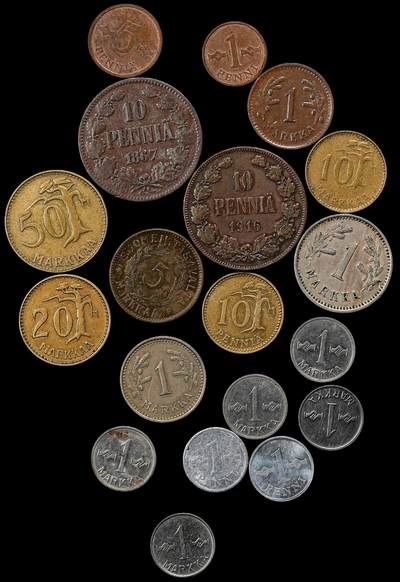 修遠堂世界钱币第九十七期 - 芬兰钱币一组