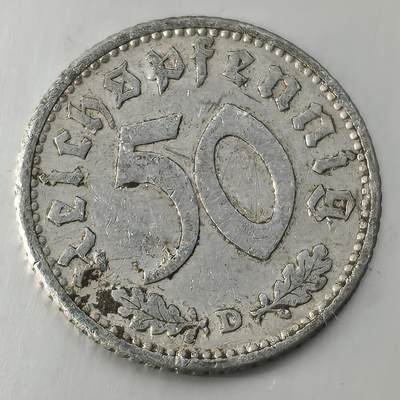 Krab外币市集Vol.26 - 德国1942年50芬妮