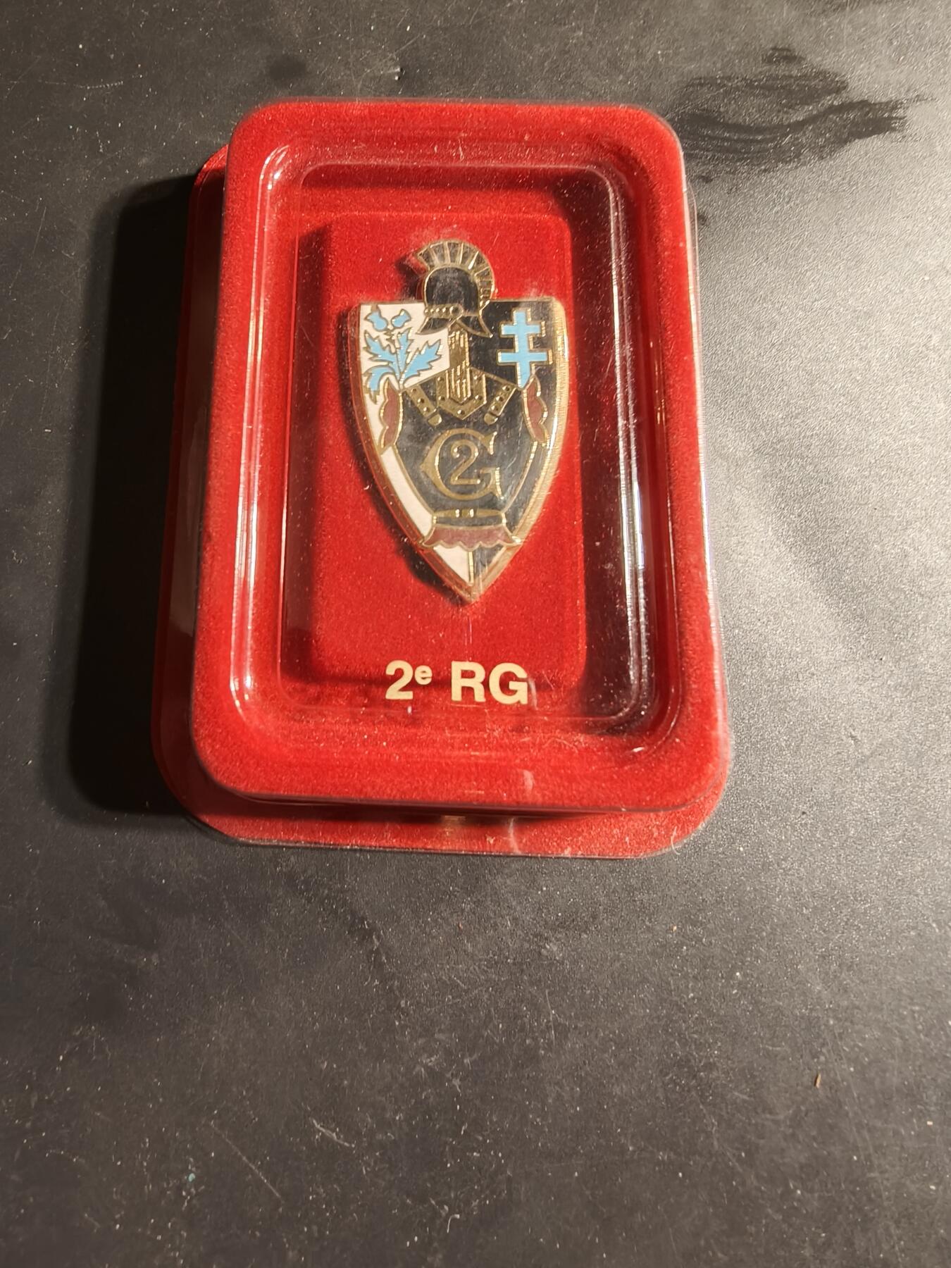 老王徽章第169期 法国第2工兵团证章     原盒