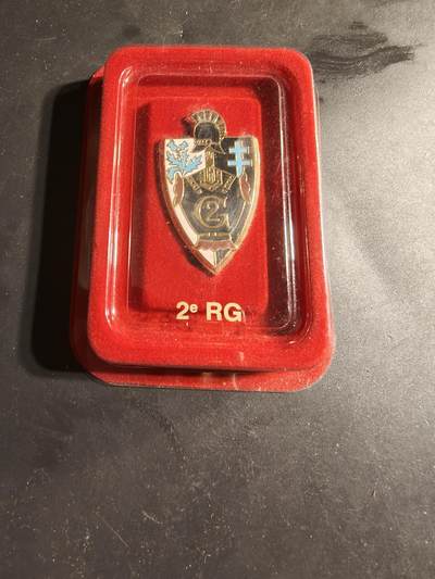 老王徽章第169期 - 法国第2工兵团证章     原盒