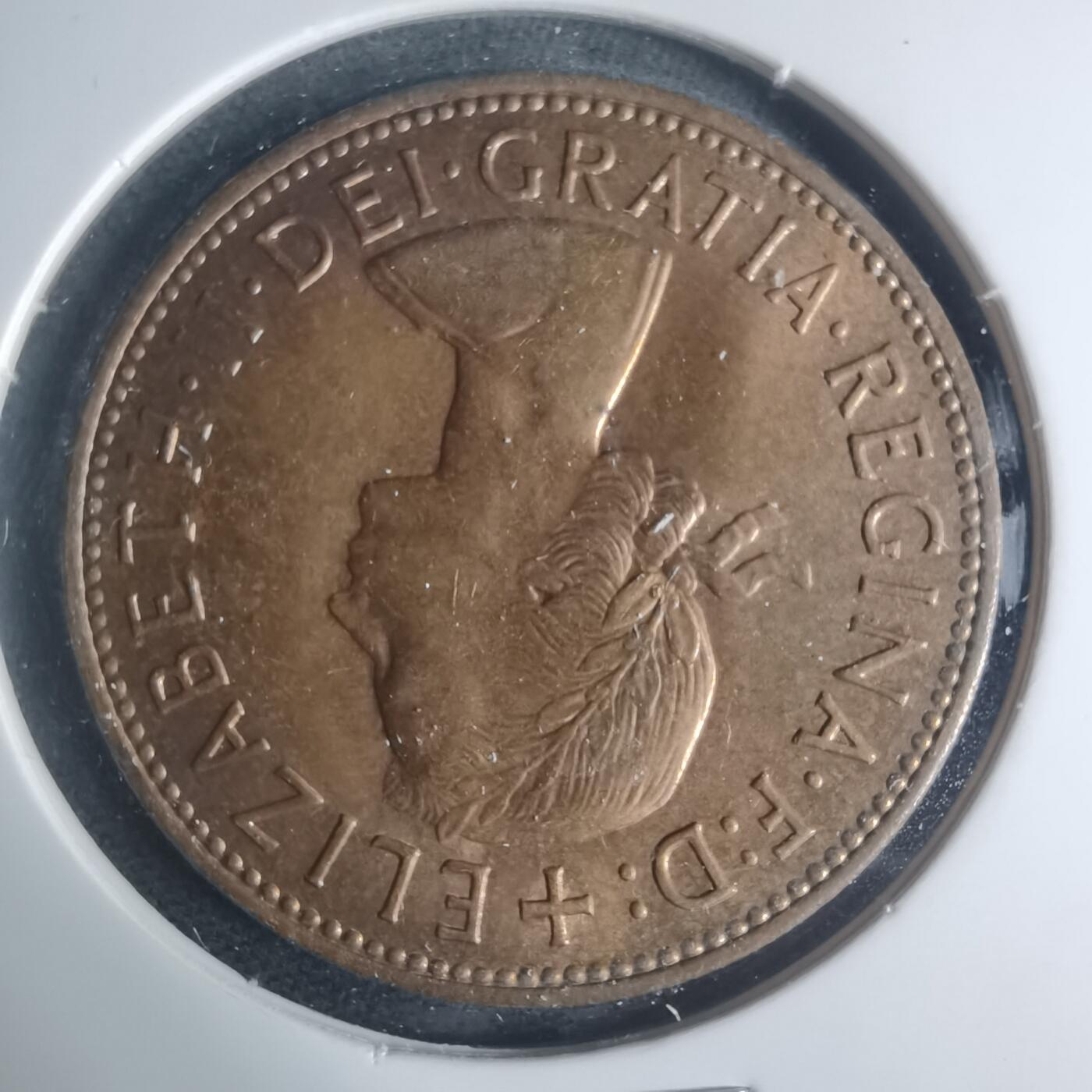 沼泽如烟--第931场 英国1967年1便士