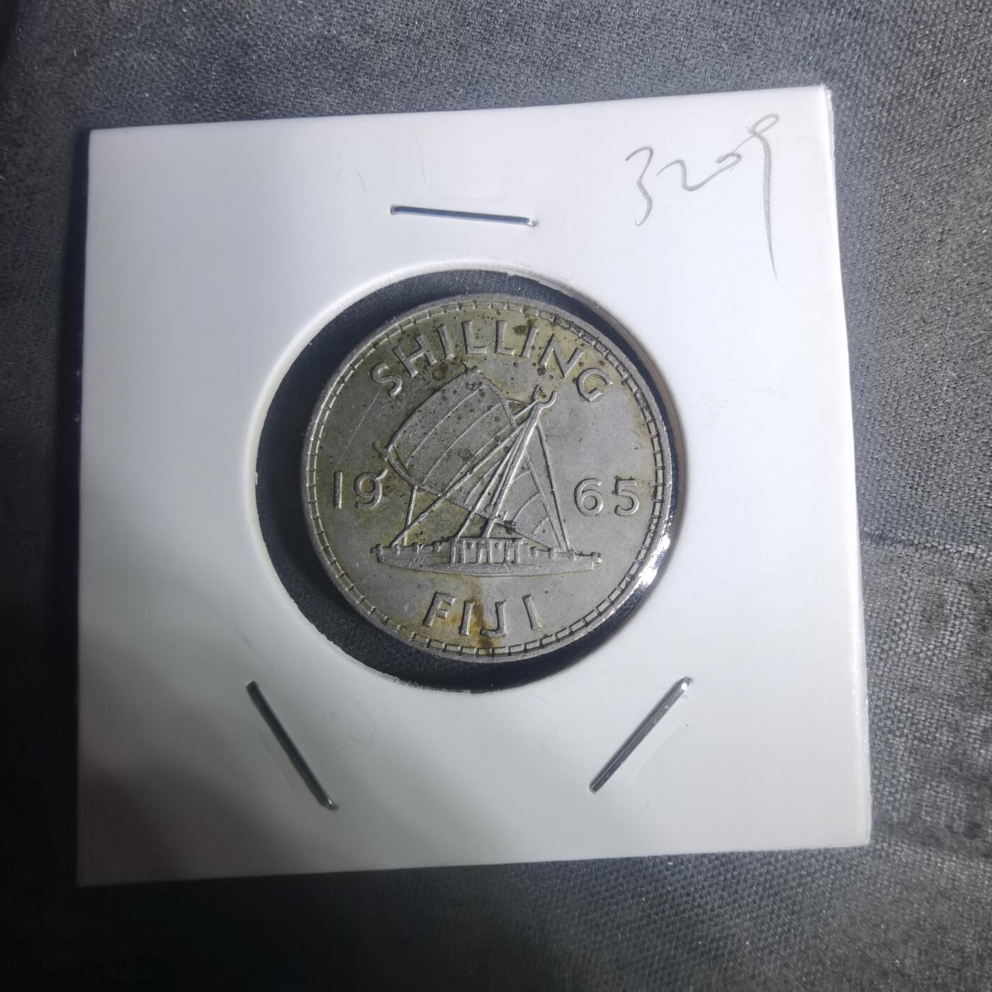 沼泽如烟--第932场 斐济1965年1先令