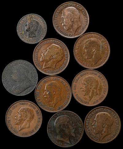 修遠堂世界钱币第九十七期 - 英系旧铜币一组