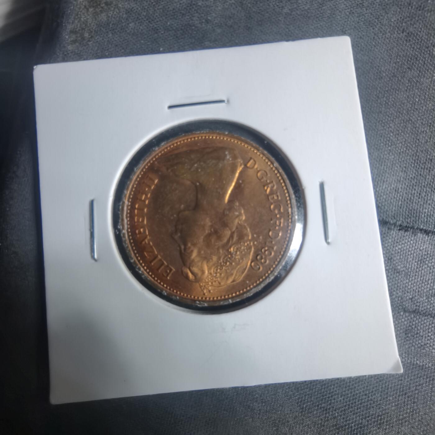 沼泽如烟--第931场 英国1980年2便士