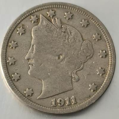 Krab外币市集Vol.26 - 美国1911年5分镍币