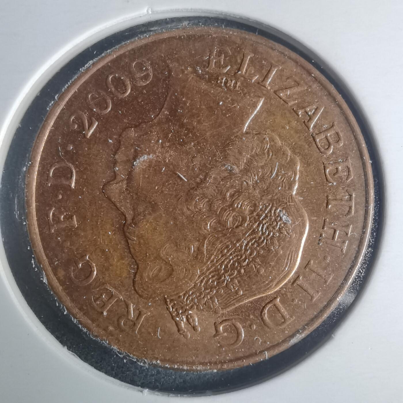 沼泽如烟--第931场 英国2009年2便士