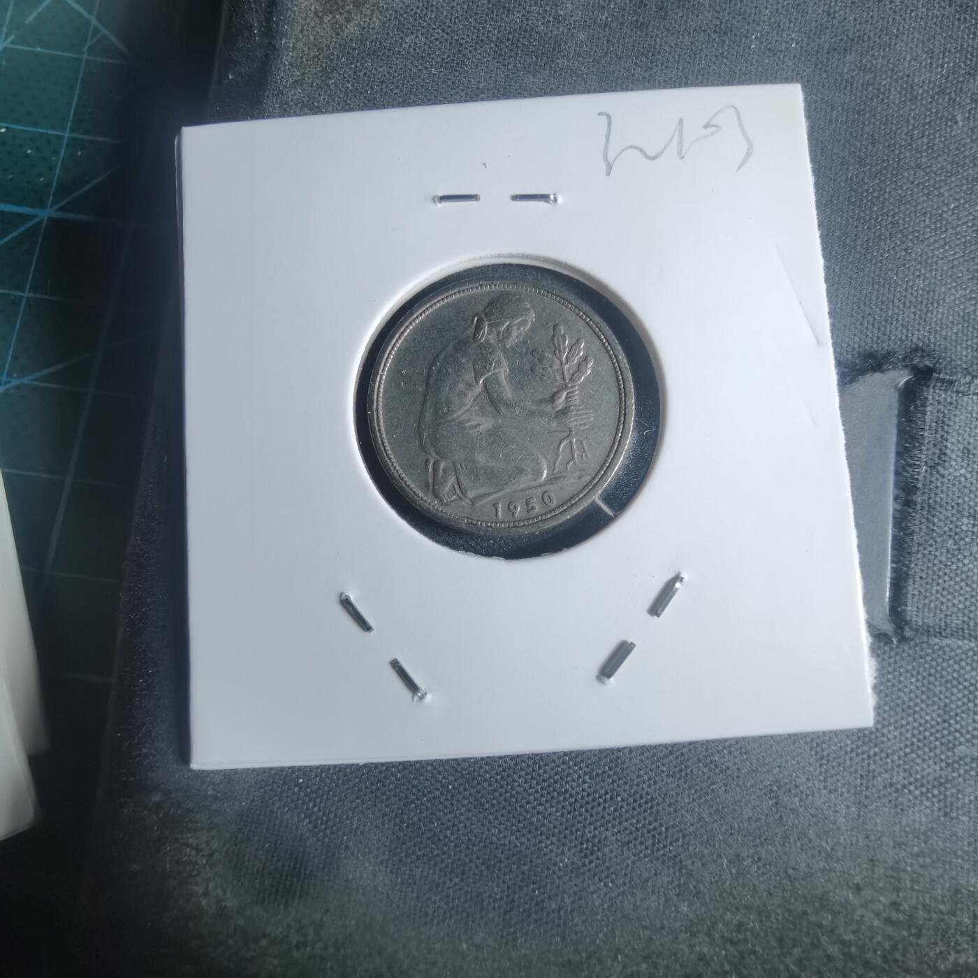 沼泽如烟--第932场 德国1950年50芬尼