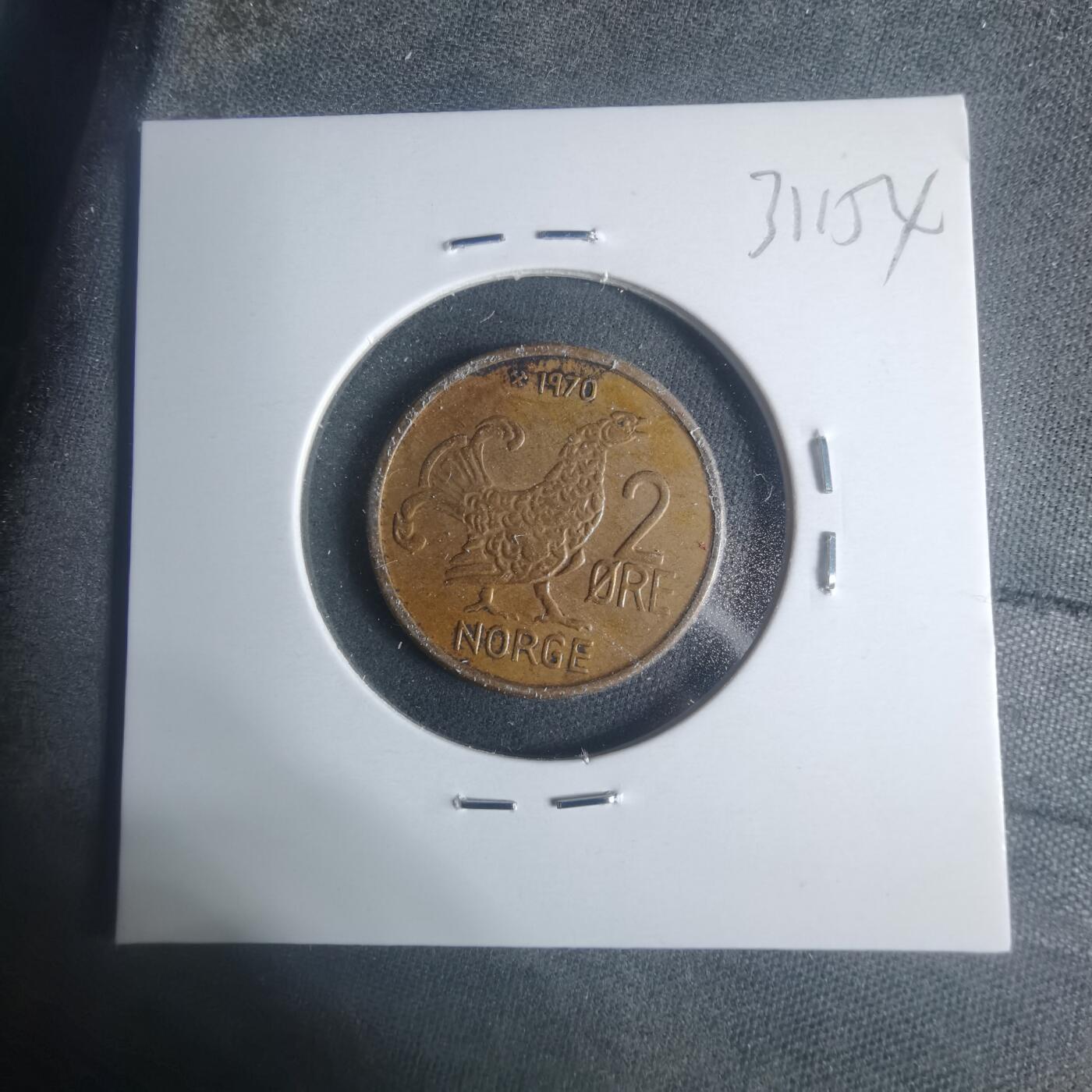 沼泽如烟--第931场 挪威1970年2欧尔