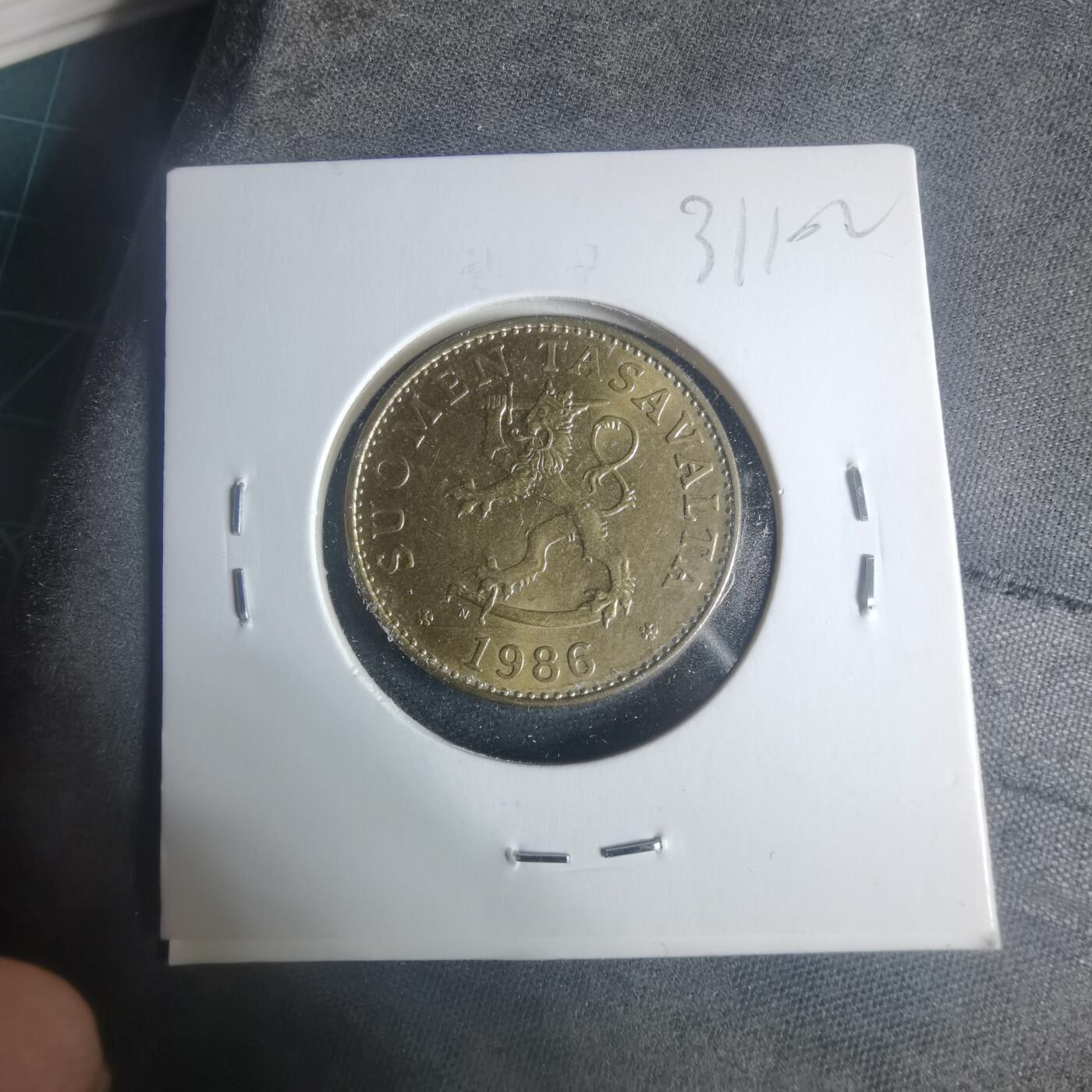 沼泽如烟--第931场 芬兰1986年50芬尼