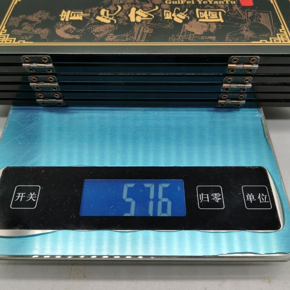 听雨轩（40） [贵妃夜宴图]仿古漆器小屏风  折叠木制