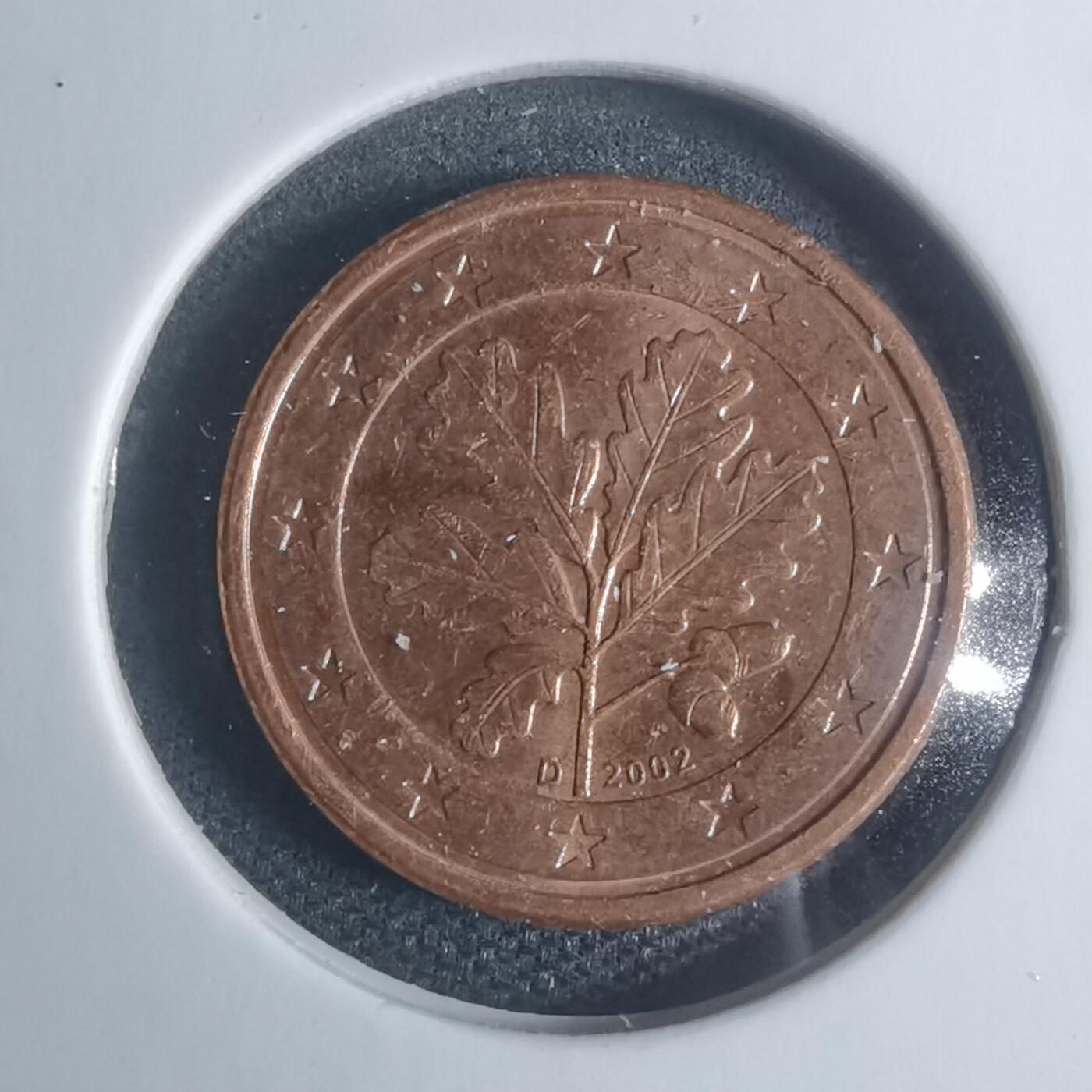 沼泽如烟--第932场 德国2002年1欧分