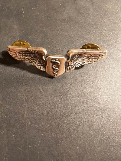 老王徽章第169期 - 美国空军军医技能章    925银    2英寸