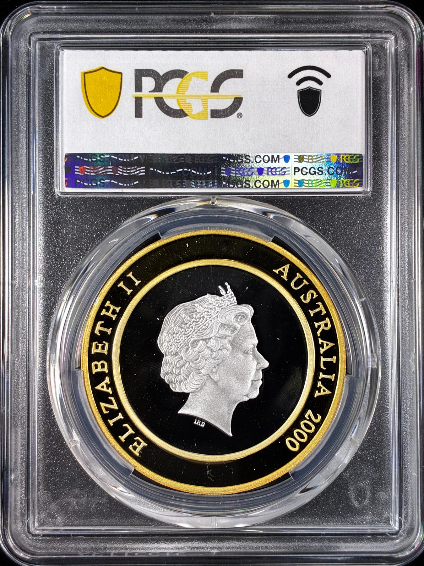 【雨安】【直播拍卖】【世界币章121期-评级币】2025-12-20 周六 19:30 保真 [评级现代] Australia 澳大利亚 10元 2000年 千禧年-现在 PCGS-PR70DCAM 精制