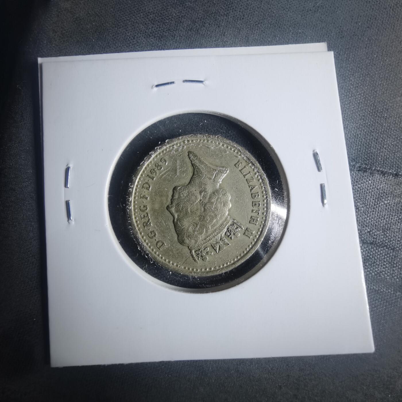 沼泽如烟--第931场 英国1989年一磅