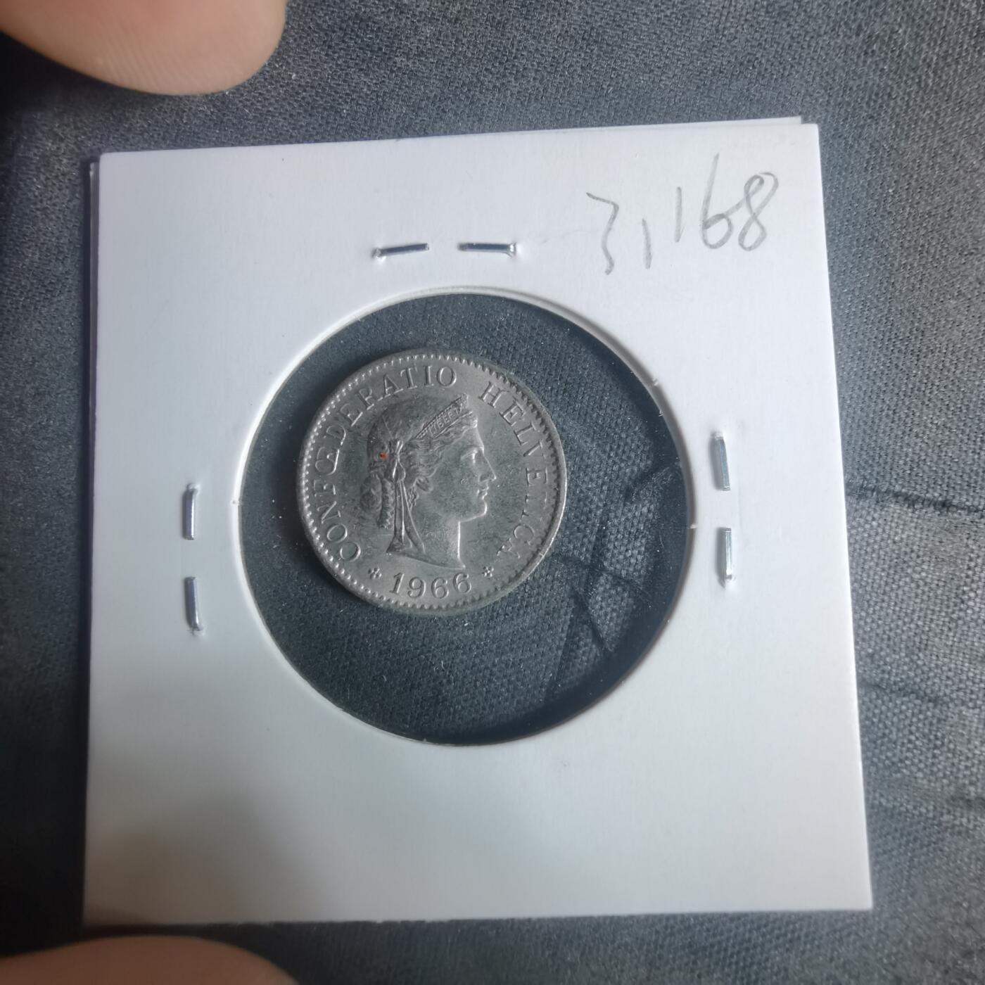 沼泽如烟--第931场 瑞士1966年五分