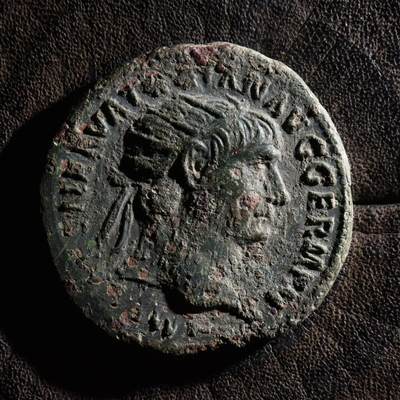 【良泉】【元旦直播场】1月1日晚19.30点开拍！208组西方古代钱币、日本朝鲜花钱 - 10.51克，公元101-102年【古罗马】五贤帝·图拉真，【罕见】都庞第（双阿斯）丰饶女神-阿邦丹提亚，大铜币