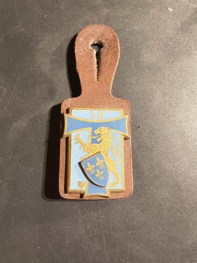 老王徽章第169期 - 法国第58通信团证章