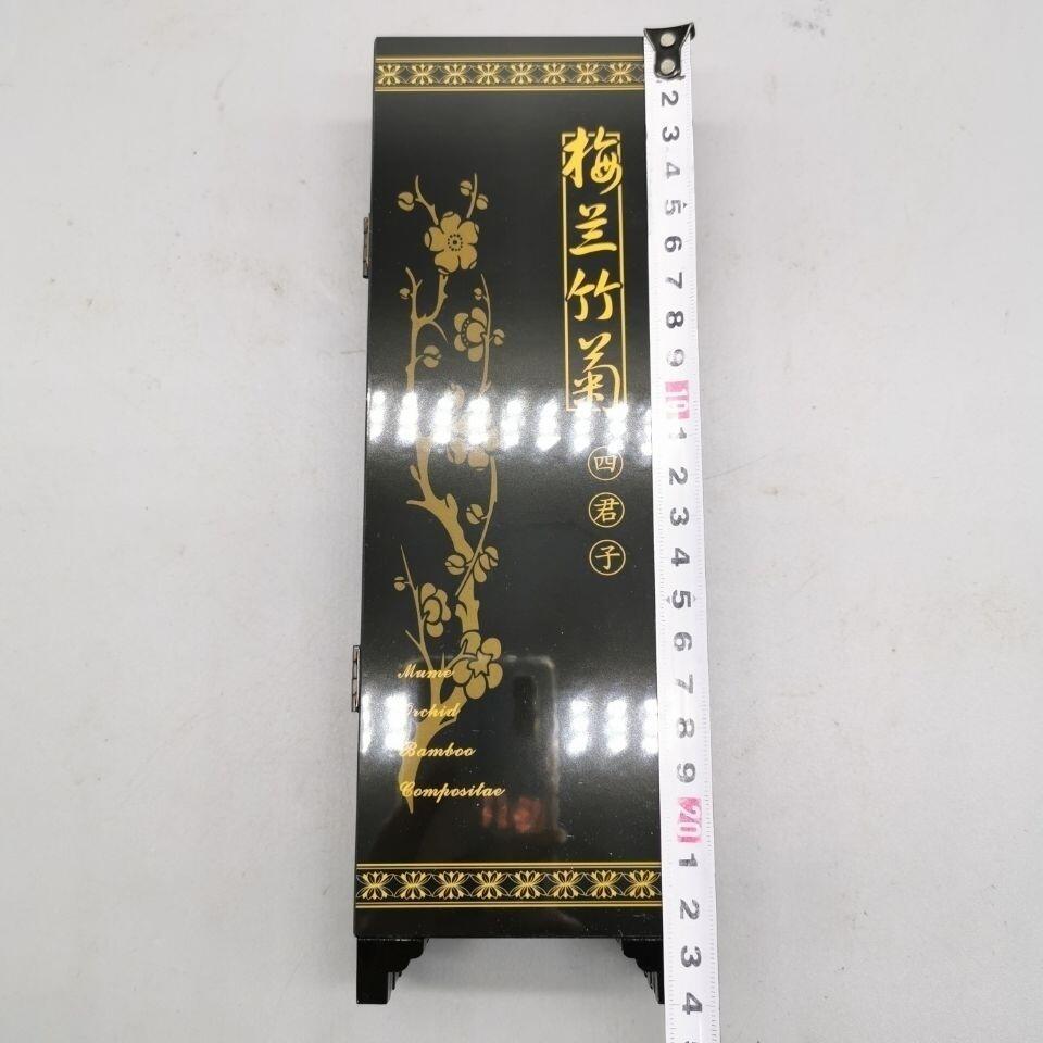 听雨轩（40） [梅兰竹菊]仿古漆器小屏风,折叠木制