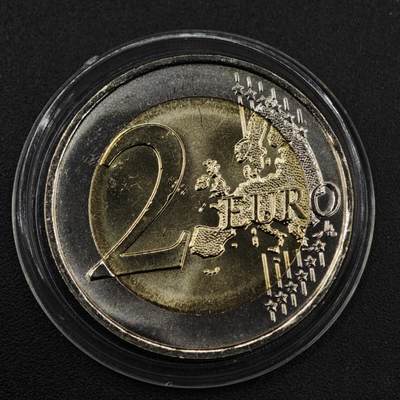 【淘币小摊】实时拍第八百二十七拍   散币场   满百包邮可预留二周 每周一统一发货   - 法国2014年2欧元纪念币