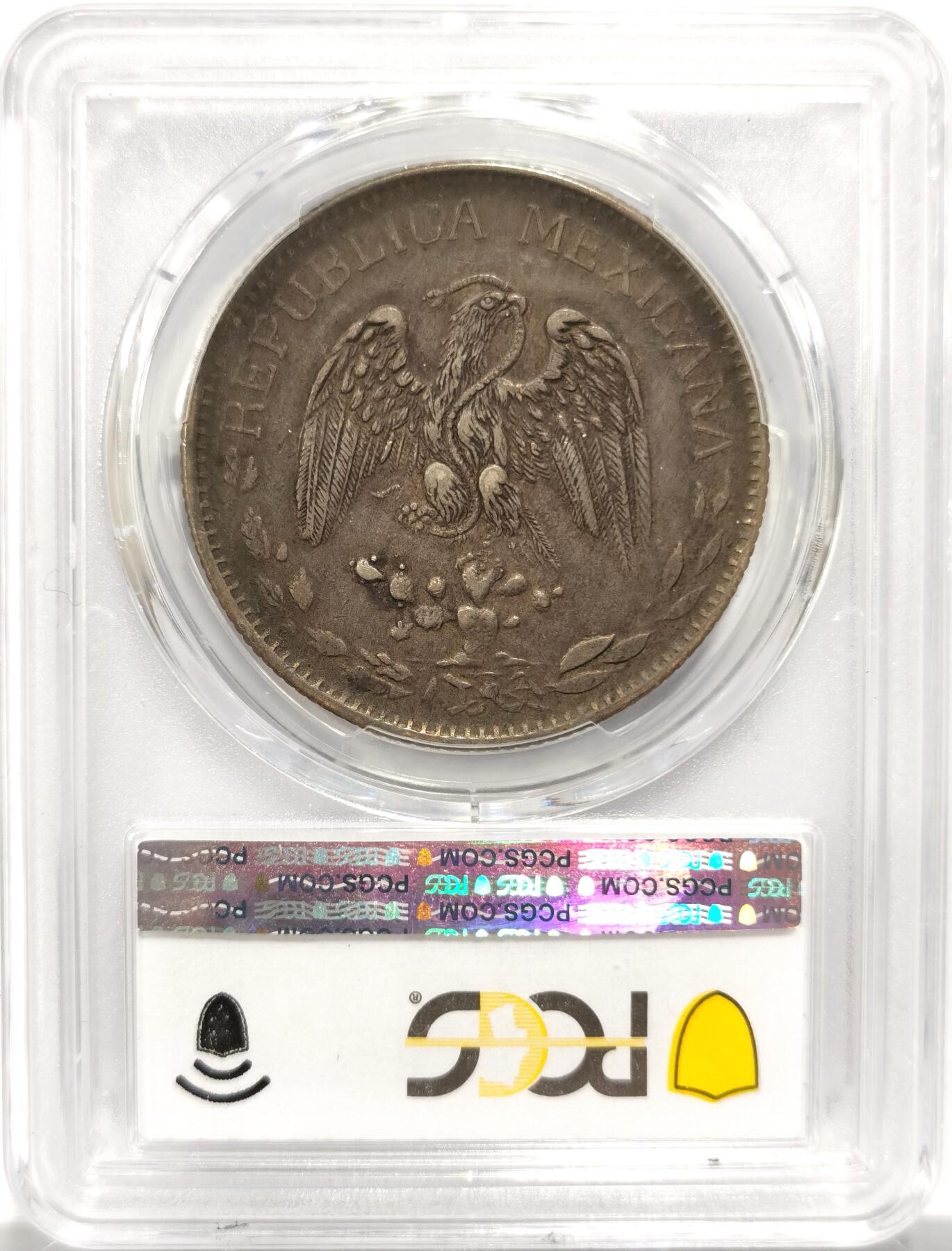 博洋堂世界钱币拍卖第154期（全场包邮） PCGS XF45 墨西哥1915年革命时期奇瓦瓦1比索大银币，热门名誉品种，国内难得一见