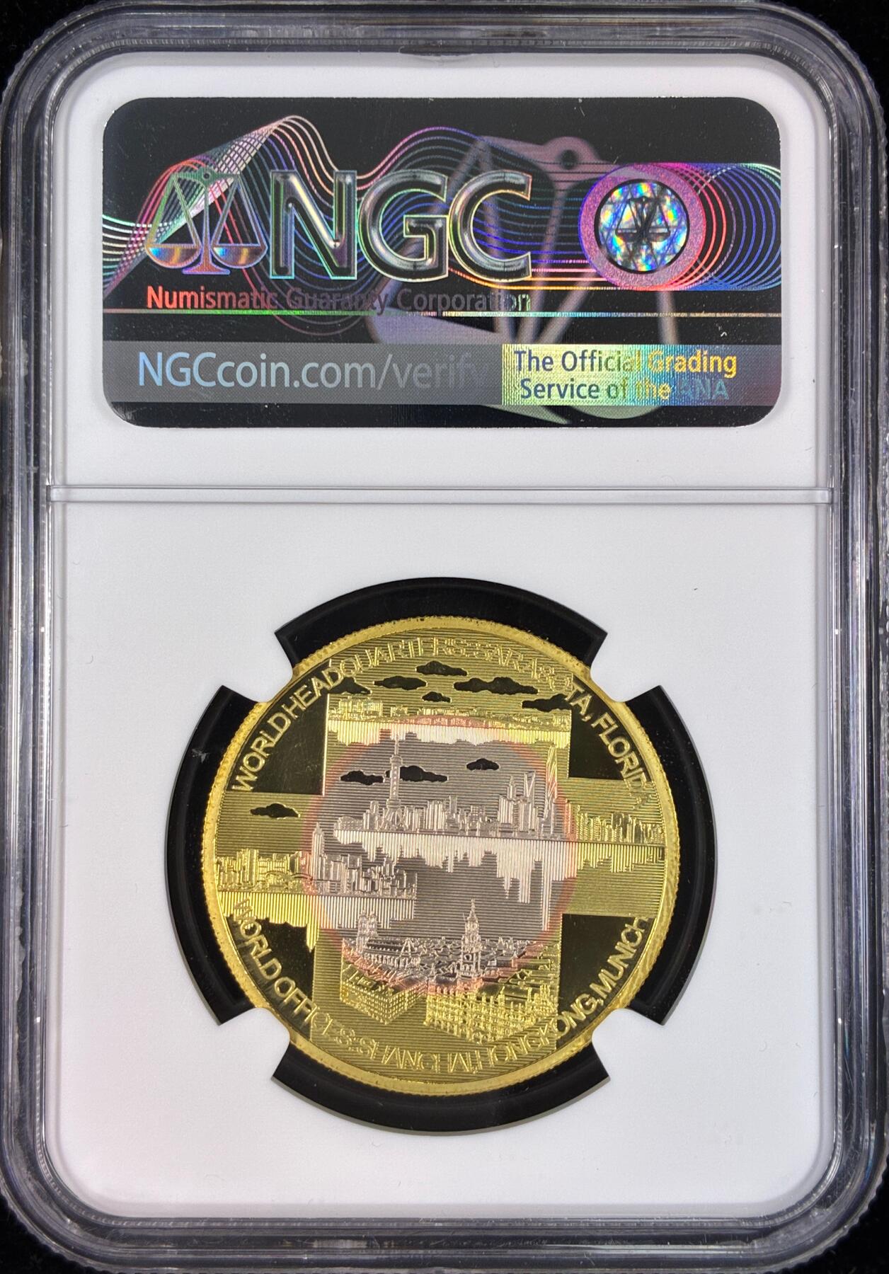 【雨安】【直播拍卖】【世界币章121期-评级币】2025-12-20 周六 19:30 保真 [中国章牌] 2017年 NGC成立30周年纪念章 NGC-PF70UC