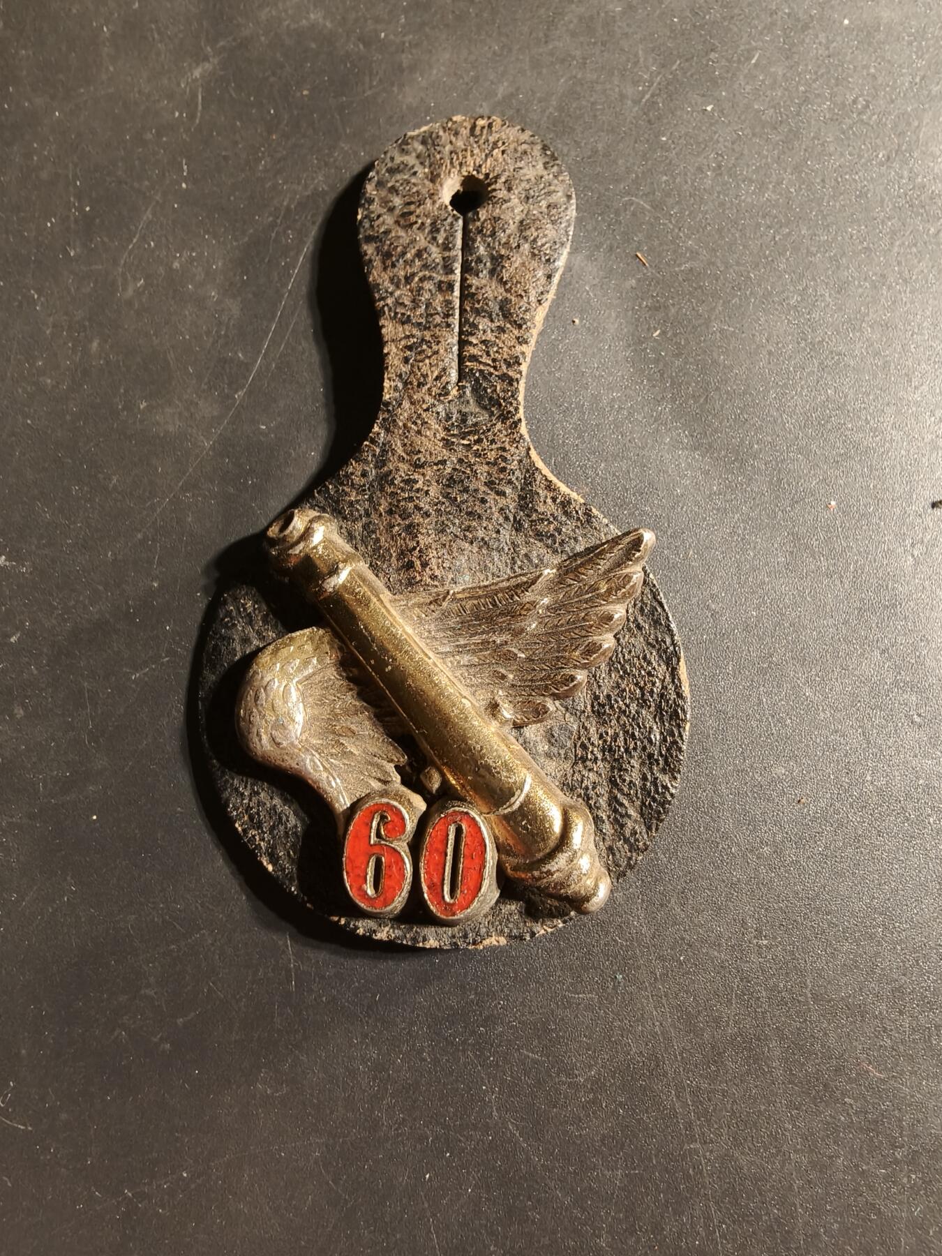 老王徽章第169期 法国第60炮兵团证章
