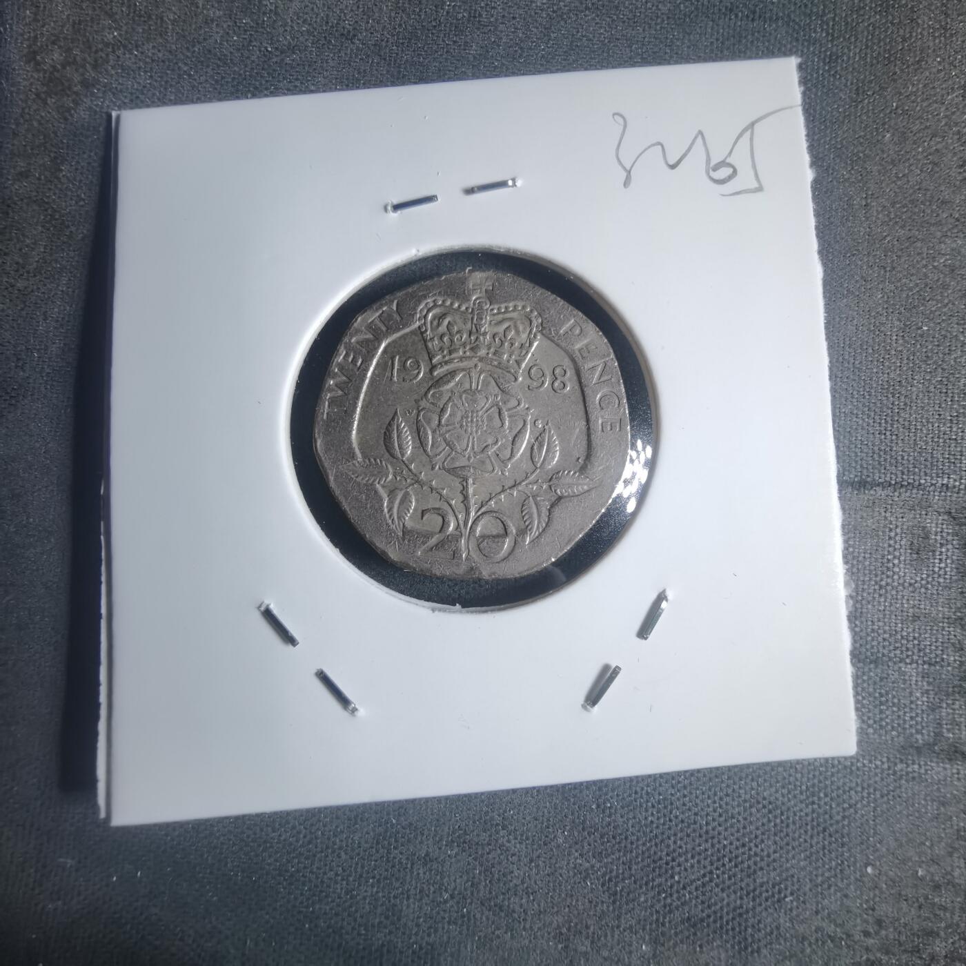 沼泽如烟--第932场 英国1998年20便士