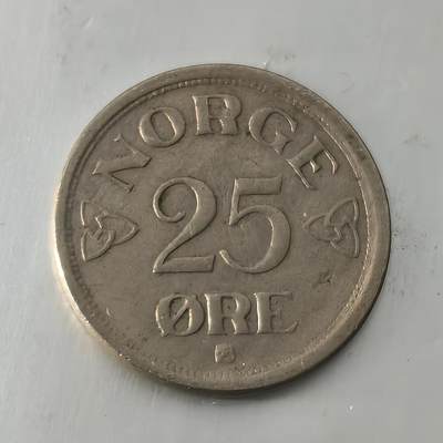 Krab外币市集Vol.26 - 挪威1952年25欧尔