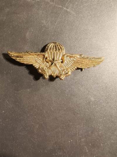 老王徽章第169期 - 哥伦比亚空降兵中级技能章