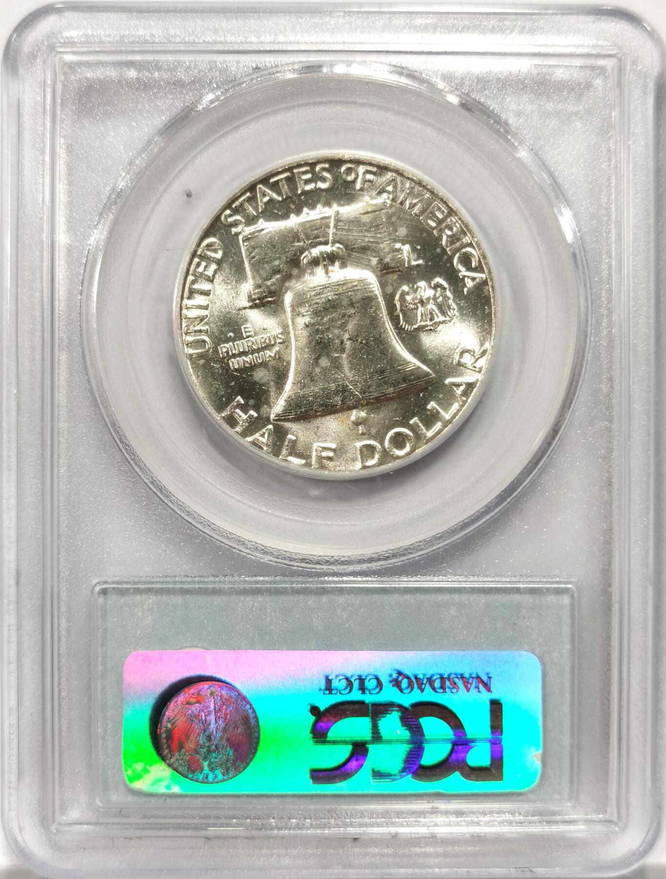 博洋堂世界钱币拍卖第153期（全场包邮） PCGS MS64 美国1961年富兰克林半美元银币