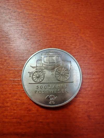 长老汇蛇年精选第八十一场拍卖 -  1990东德邮政服务500周年5马克铜镍锌币