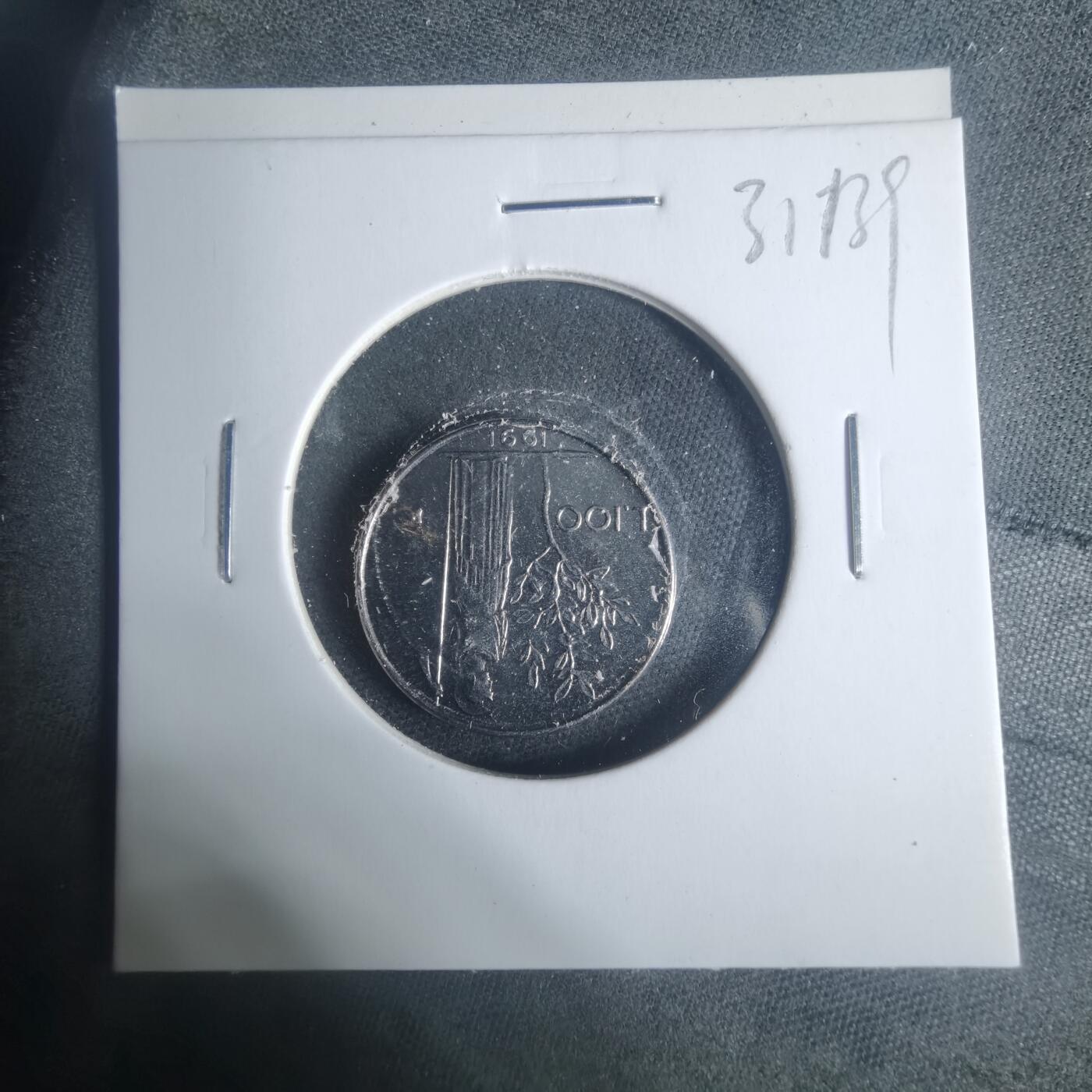 沼泽如烟--第931场 意大利1991年100里拉