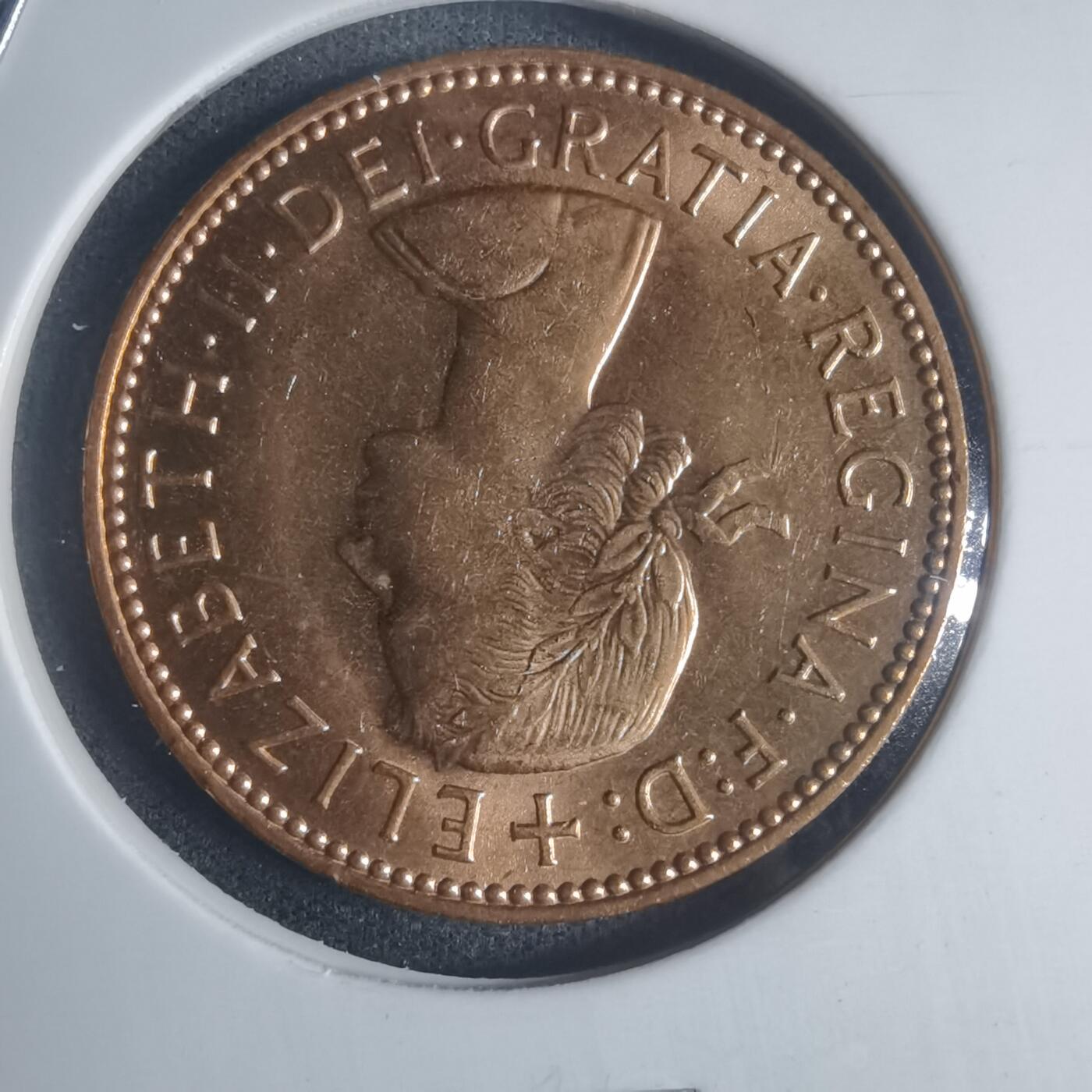 沼泽如烟--第932场 英国1967年半便士