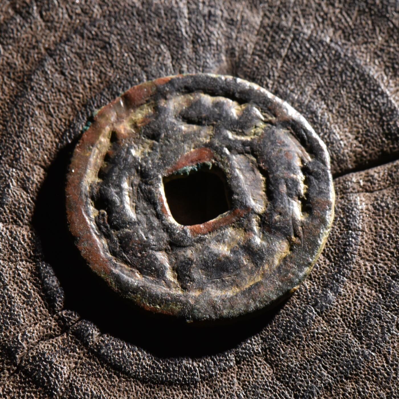 【良泉】【元旦直播场】1月1日晚19.30点开拍！208组西方古代钱币、日本朝鲜花钱 【厚重好品】公元716-738年【丝绸之路】粟特，突骑施铜币超大样，苏禄可汗所铸（相当于唐玄宗李隆基开元年间早期）4.81克