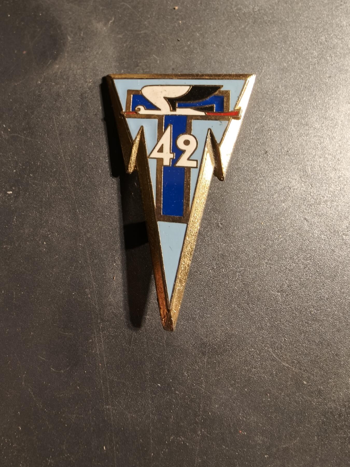 老王徽章第169期 法国陆军第42通信团证章