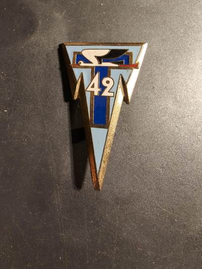 老王徽章第169期 - 法国陆军第42通信团证章