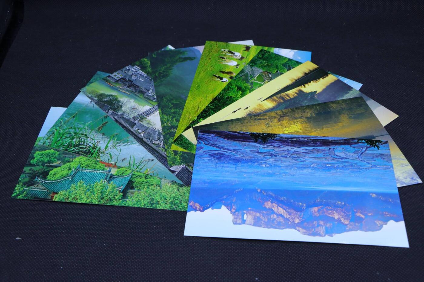 【淘币小摊】限时拍第八百三十拍  散币纸币邮票场  满百包邮可预留两周  周一统一发货      湖南风光邮资明信片10张