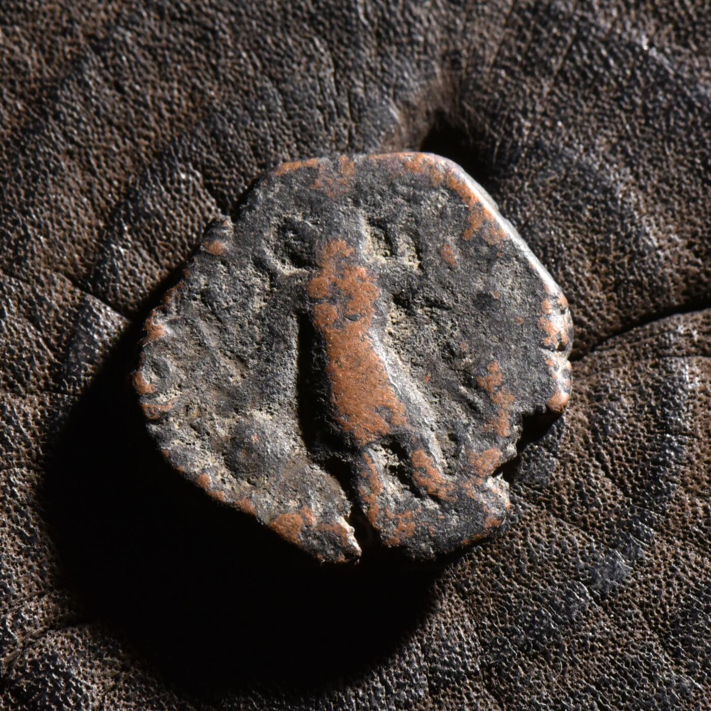 【良泉】【元旦直播场】1月1日晚19.30点开拍！208组西方古代钱币、日本朝鲜花钱 【美品】公元247-267年【古印度】贵霜，婆湿色伽“湿婆瘤牛”铜币，7.77克