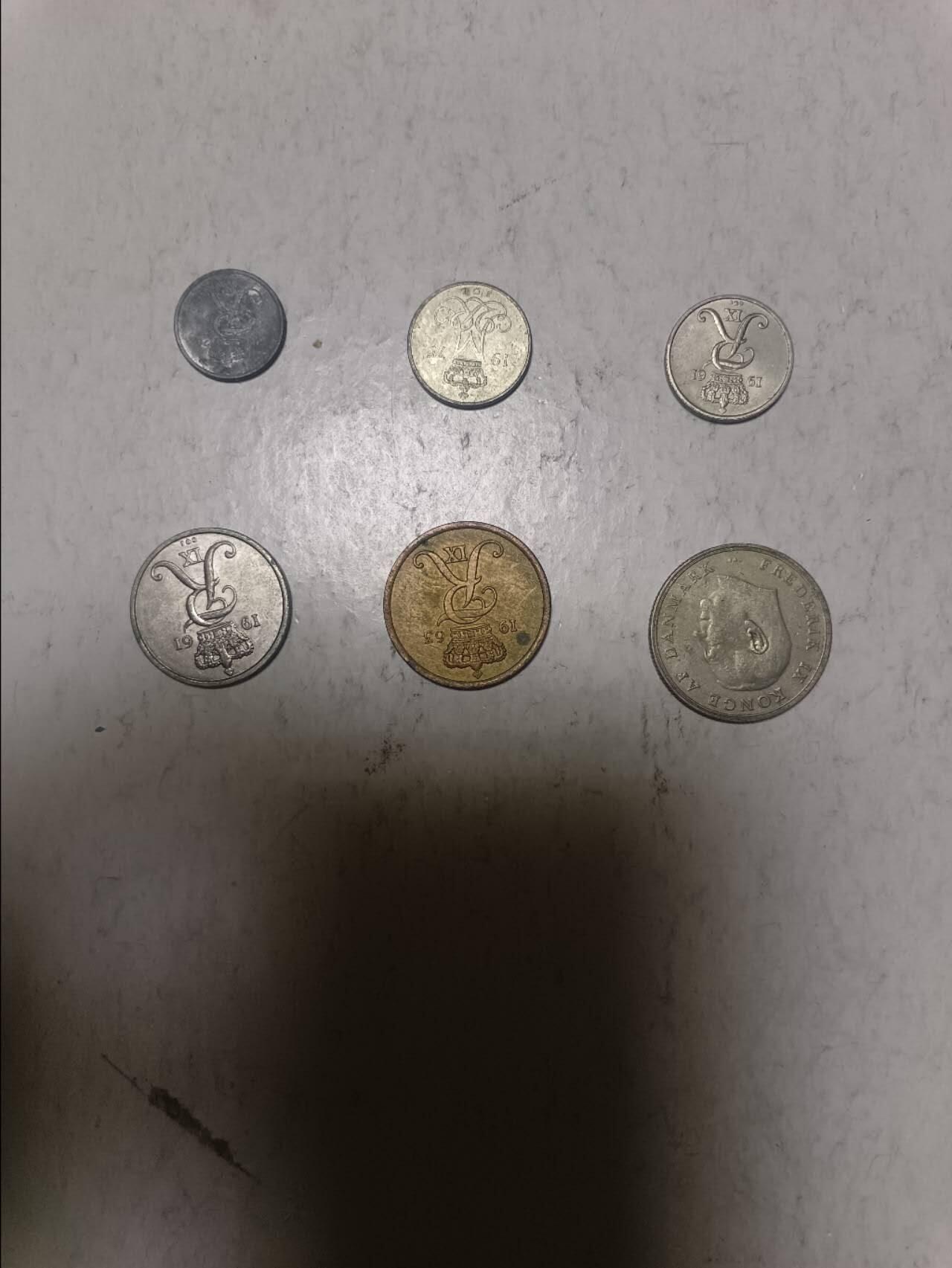 【20251216】非全新纸币和硬币第314场 欧洲国家6枚硬币不同版本