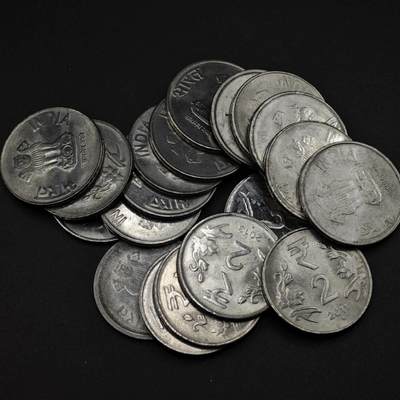 【淘币小摊】实时拍第八百二十七拍   散币场   满百包邮可预留二周 每周一统一发货   - 印度2卢比19枚