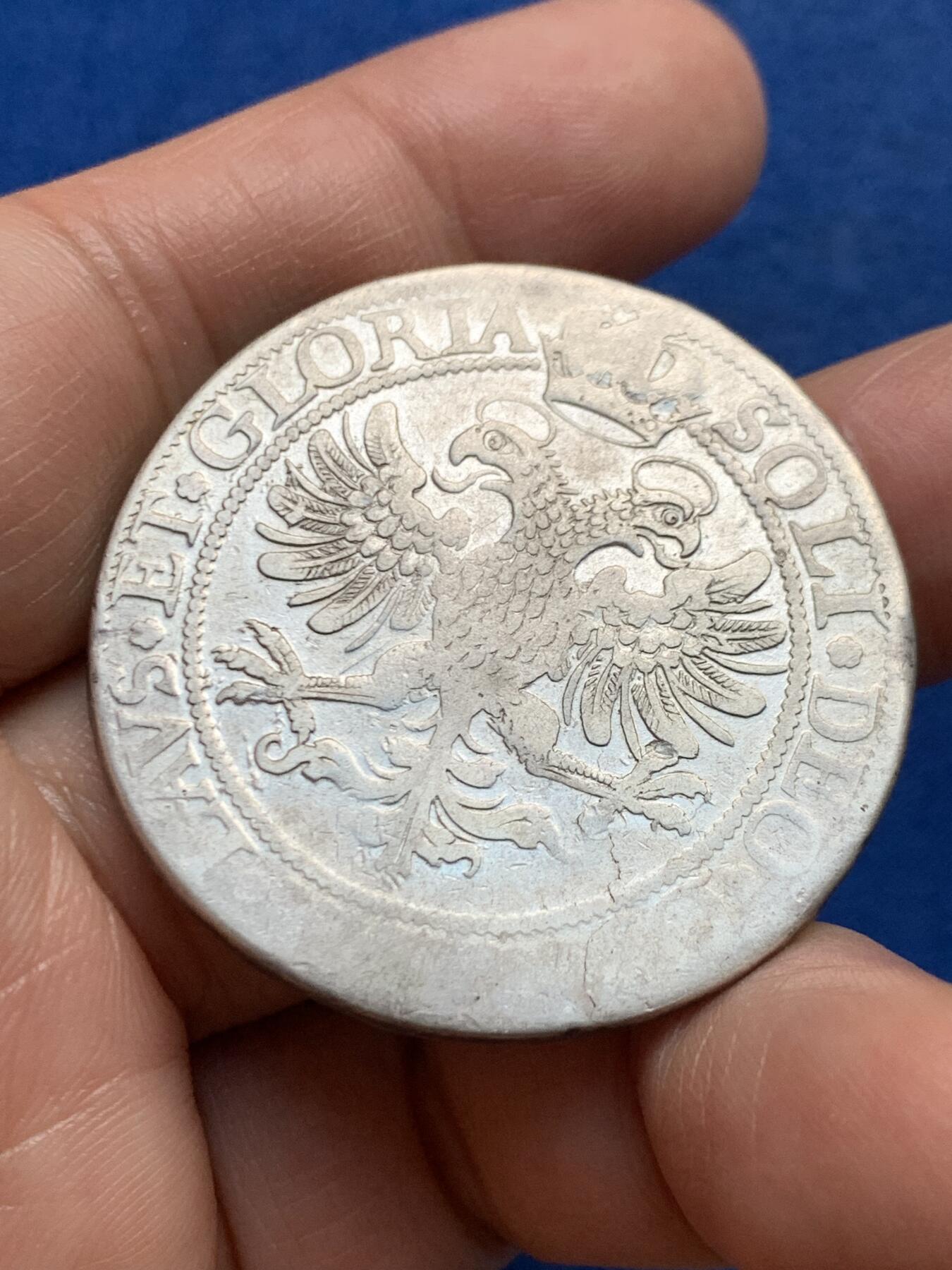 《竞宝斋》第447场 周日，周一，2场连拍 （全场包邮） 瑞士圣加仑162X熊1泰勒银币，具体年份不清，未入盒，细节见图。