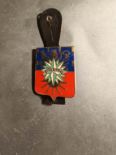 老王徽章第169期 - 法国陆军第619道路交通团证章