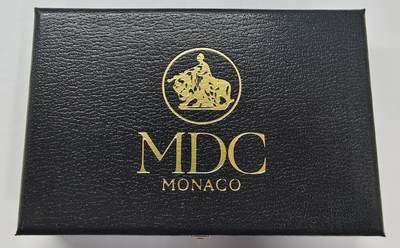 【雨安】【直播拍卖】【世界币章121期-评级币】2025-12-20 周六 19:30 保真 - [钱币周边] 意大利Abafil蓝丝绒款顶级钱币收纳盒 (可放置NGC/PCGS评级币两枚)