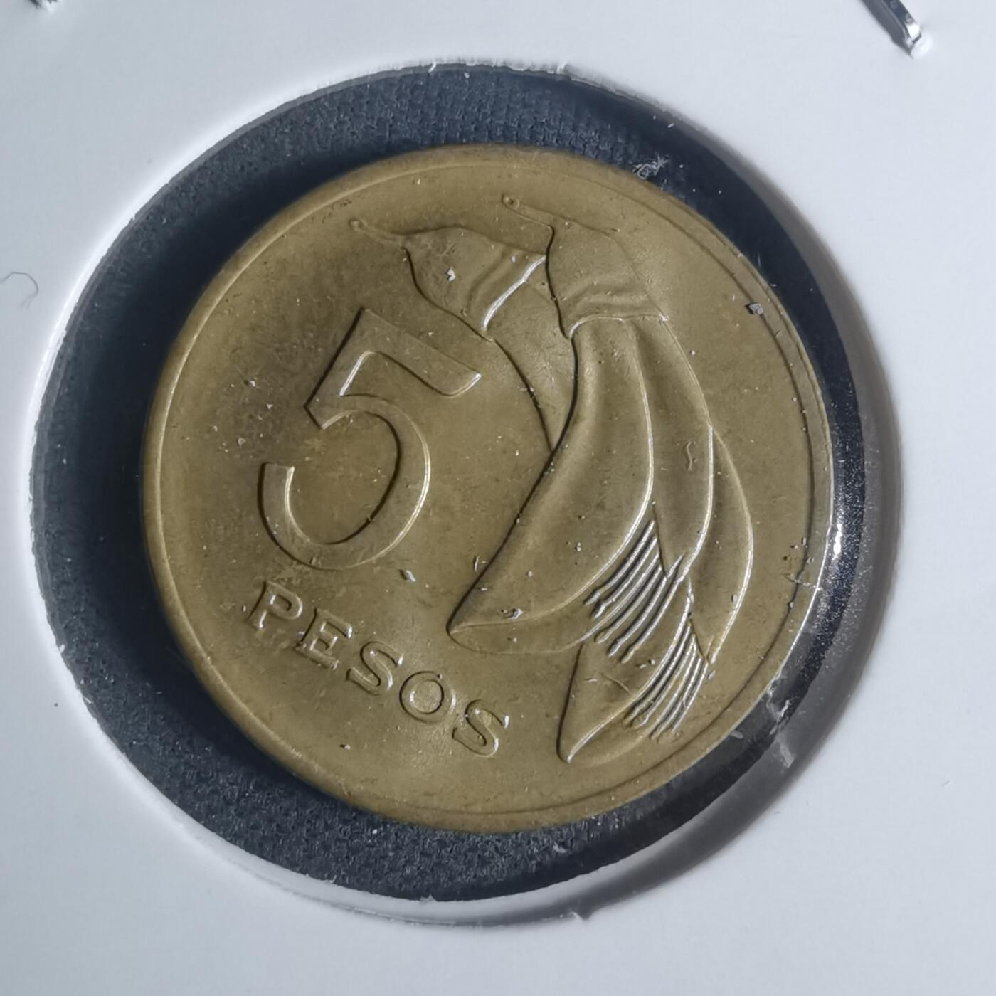 沼泽如烟--第932场 乌拉圭1969年5比索